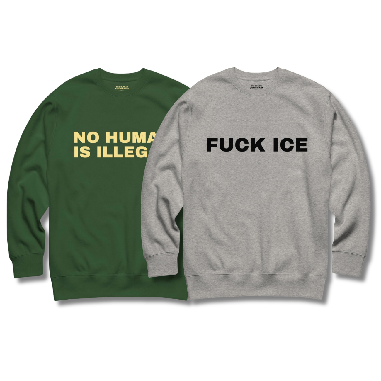 Crewnecks collection banner | BAD BUREAU
